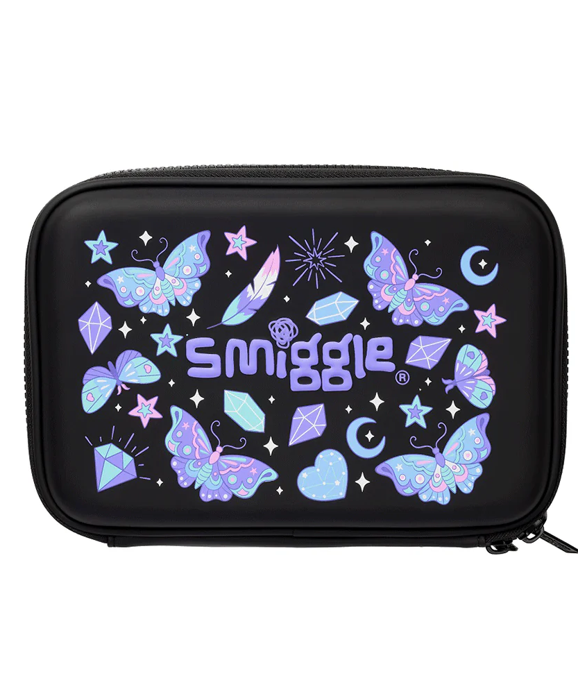 Smiggle - Fly High İki Gözlü Hardtop Kalem Kutusu