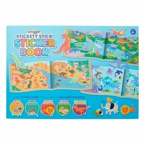 Smiggle - Plakstickers Boek