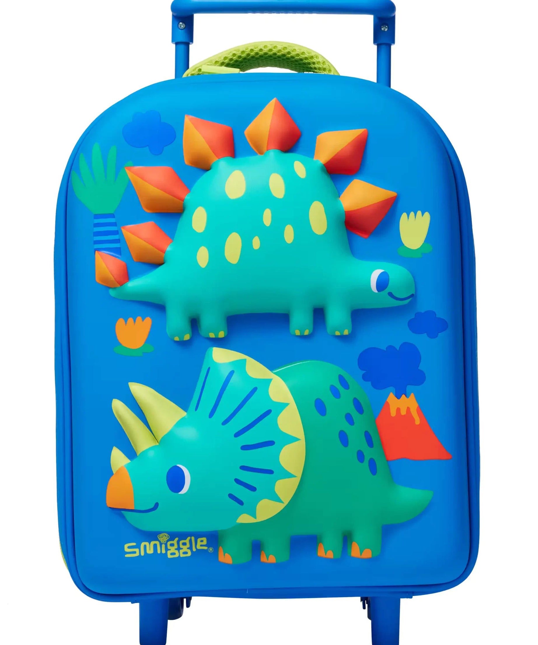 Smiggle - Glide Teeny Tiny Dino Hardtop Okul ve Seyahat Çantası-Dinossi