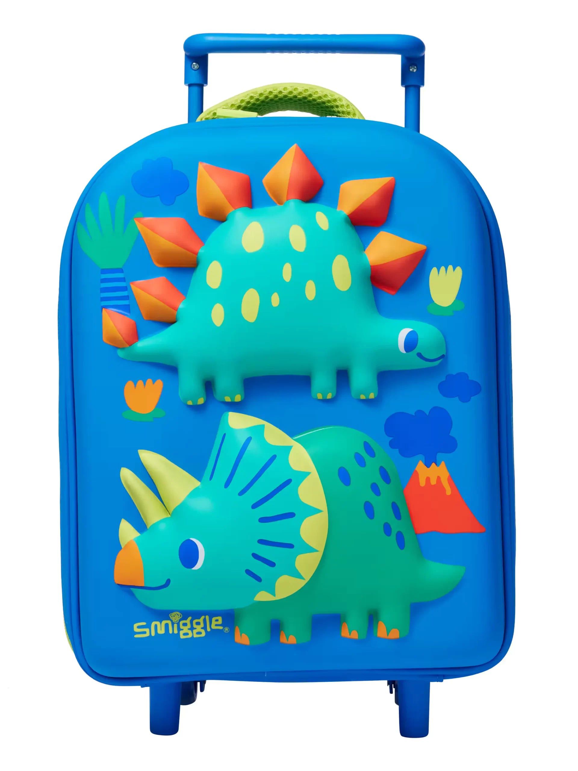 Smiggle - Glide Teeny Tiny Dino Hardtop Okul ve Seyahat Çantası-Dinossi