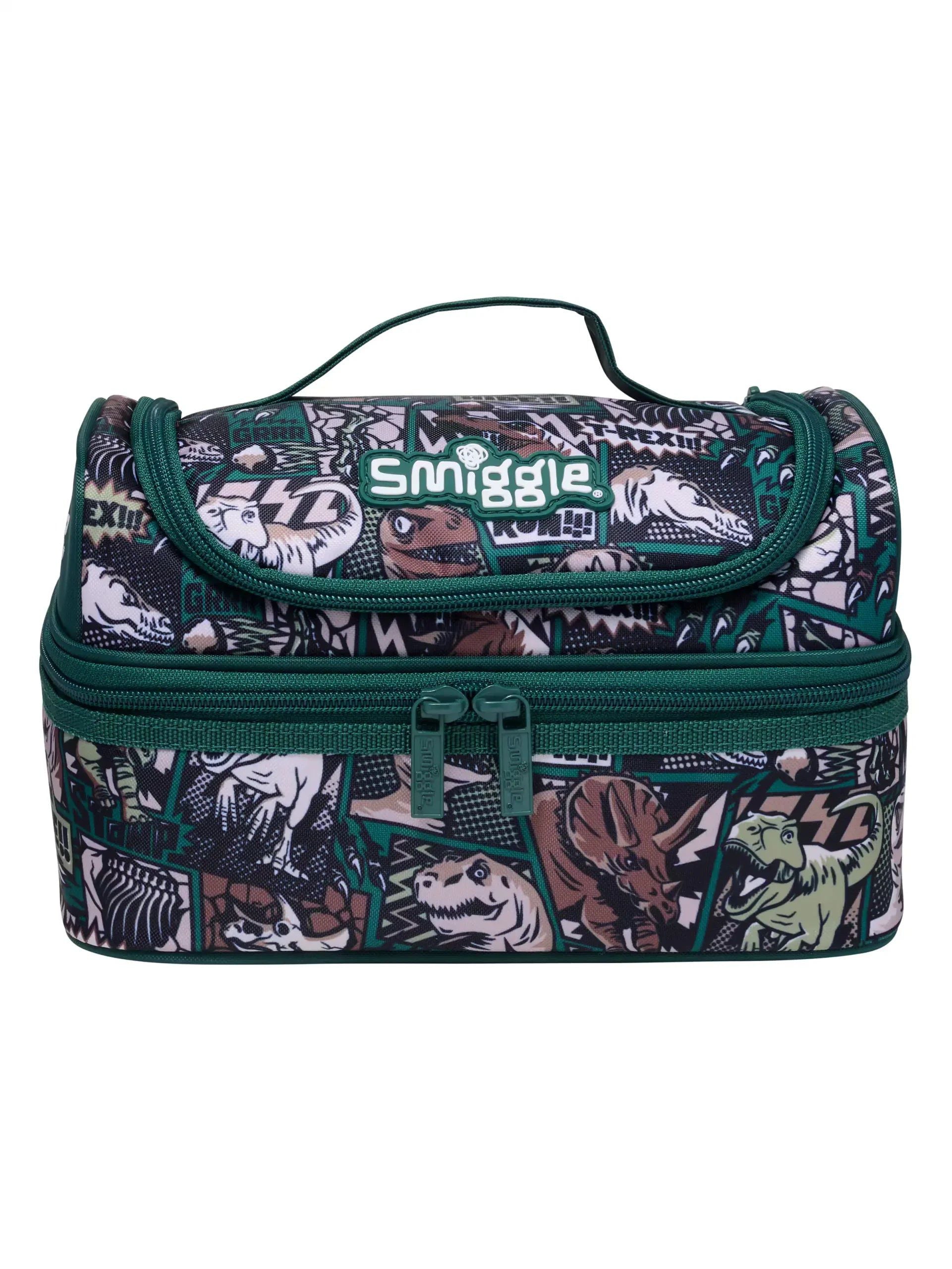 Smiggle - Wonder World 4lü Okul Çanta Seti-Dinossi