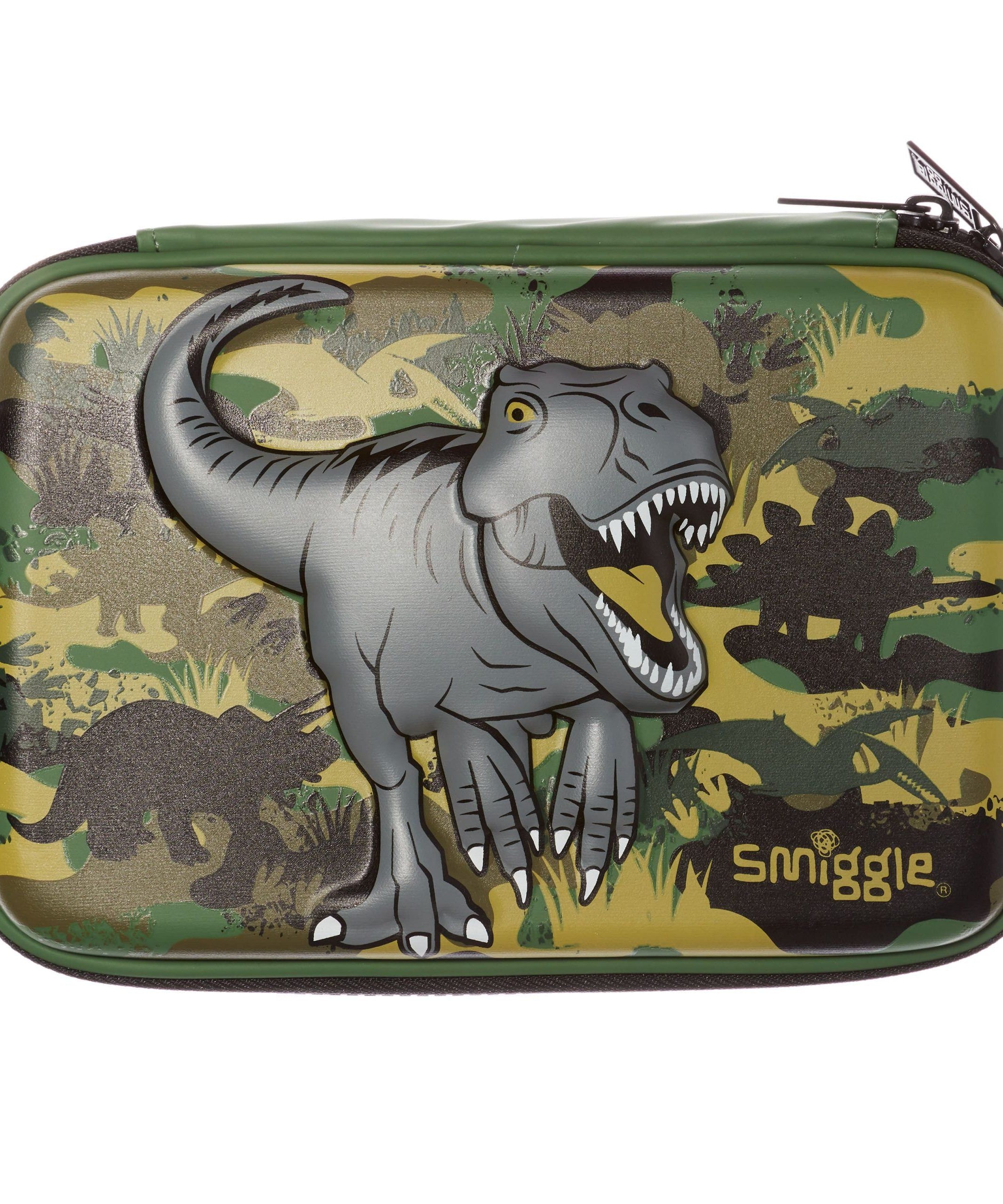 Smiggle - Lively Hardtop Kalem Kutusu-Dinossi