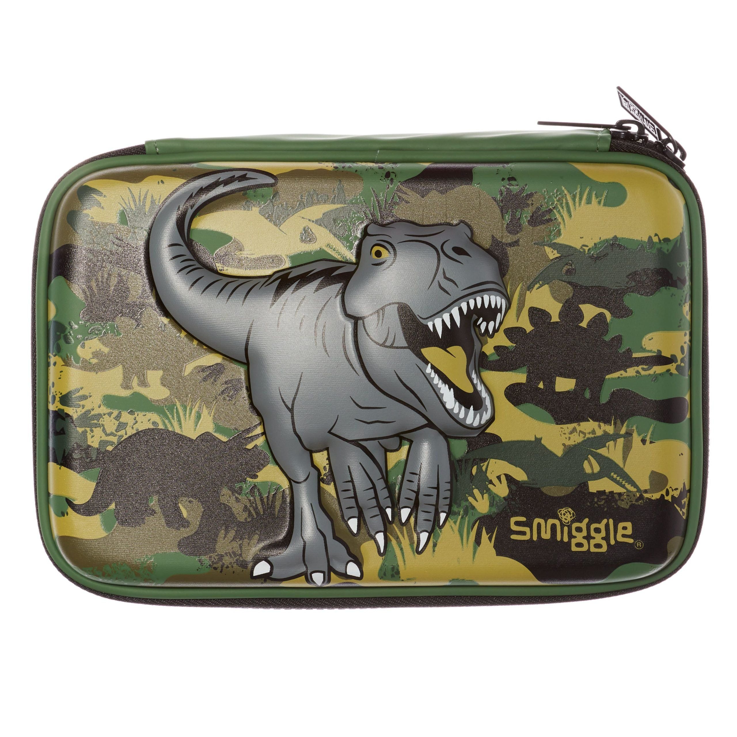 Smiggle - Lively Hardtop Kalem Kutusu-Dinossi