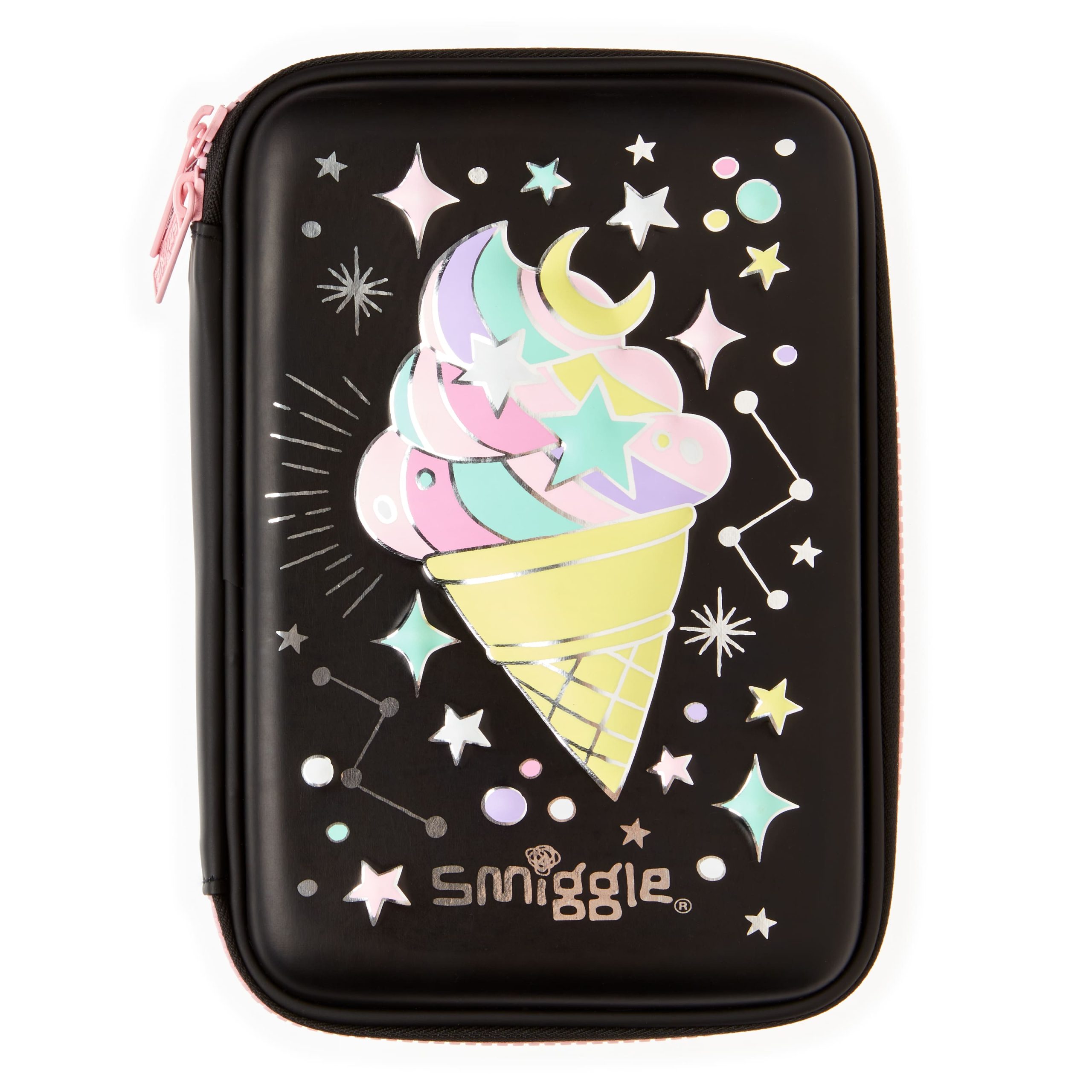 Smiggle - Boîte à crayons en relief avec glace 3D