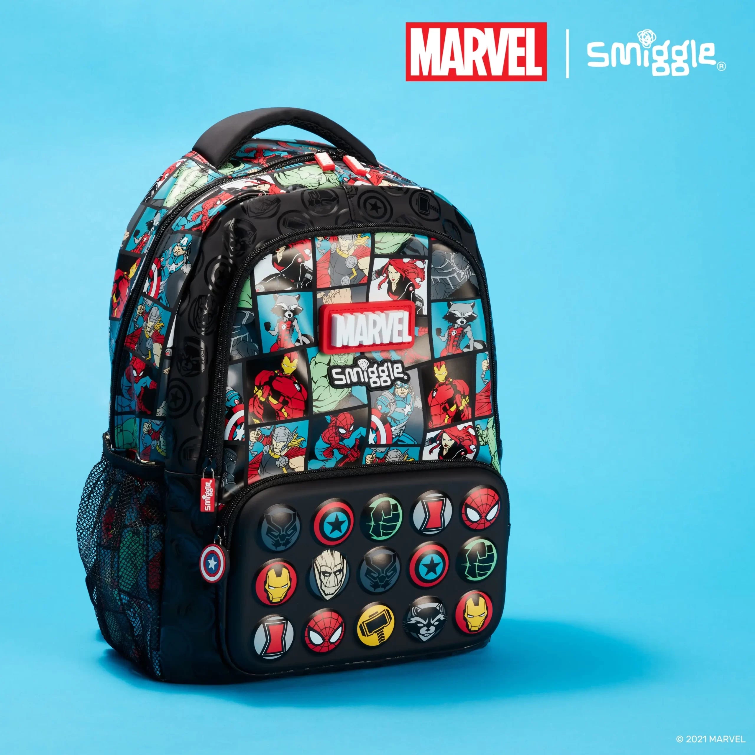 Smiggle - Mochila Clásica de Marvel