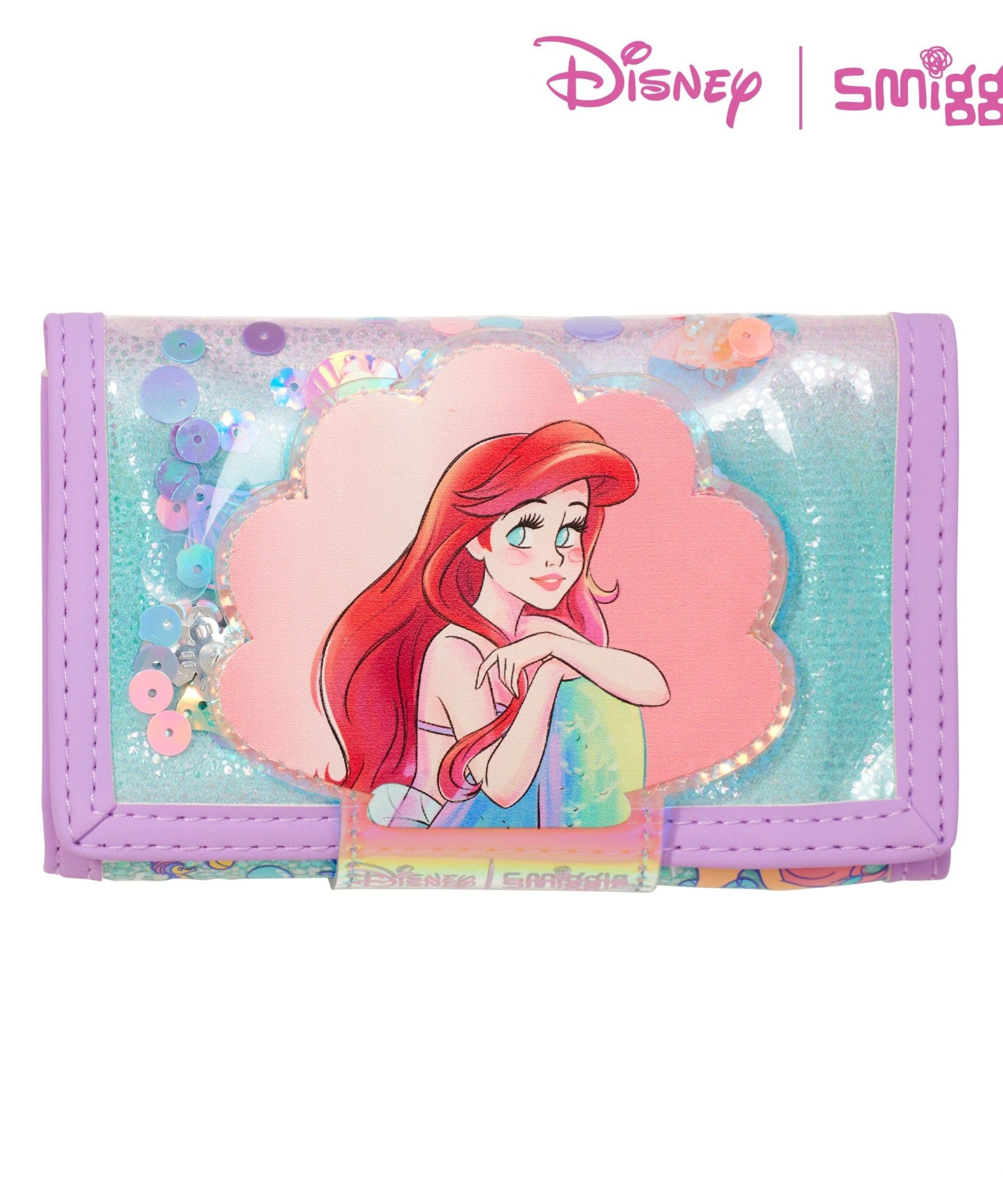 Smiggle - Disney Prenses Ariel Çocuk Cüzdanı-Dinossi