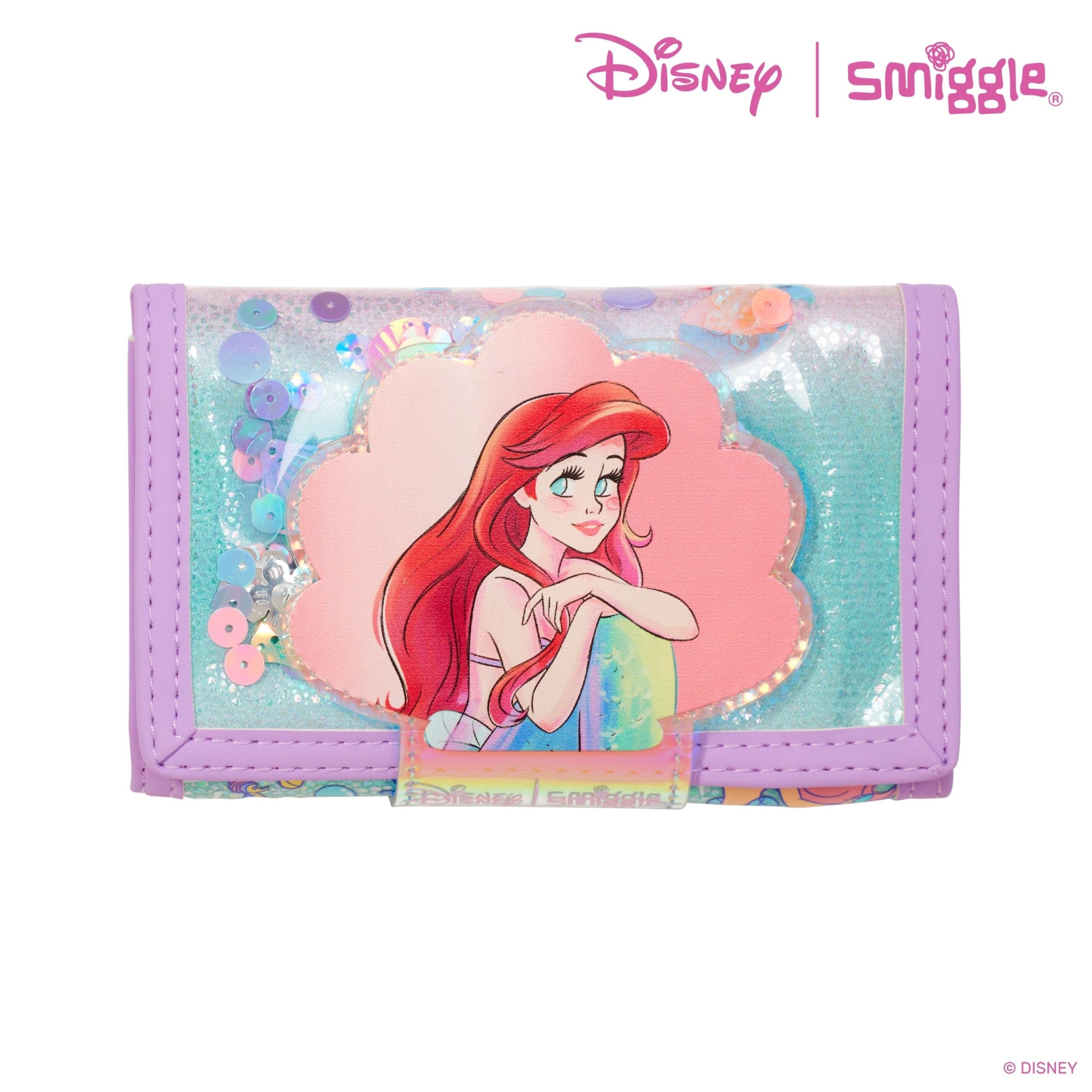 Smiggle - Disney Portefeuille Enfant Princesse Ariel