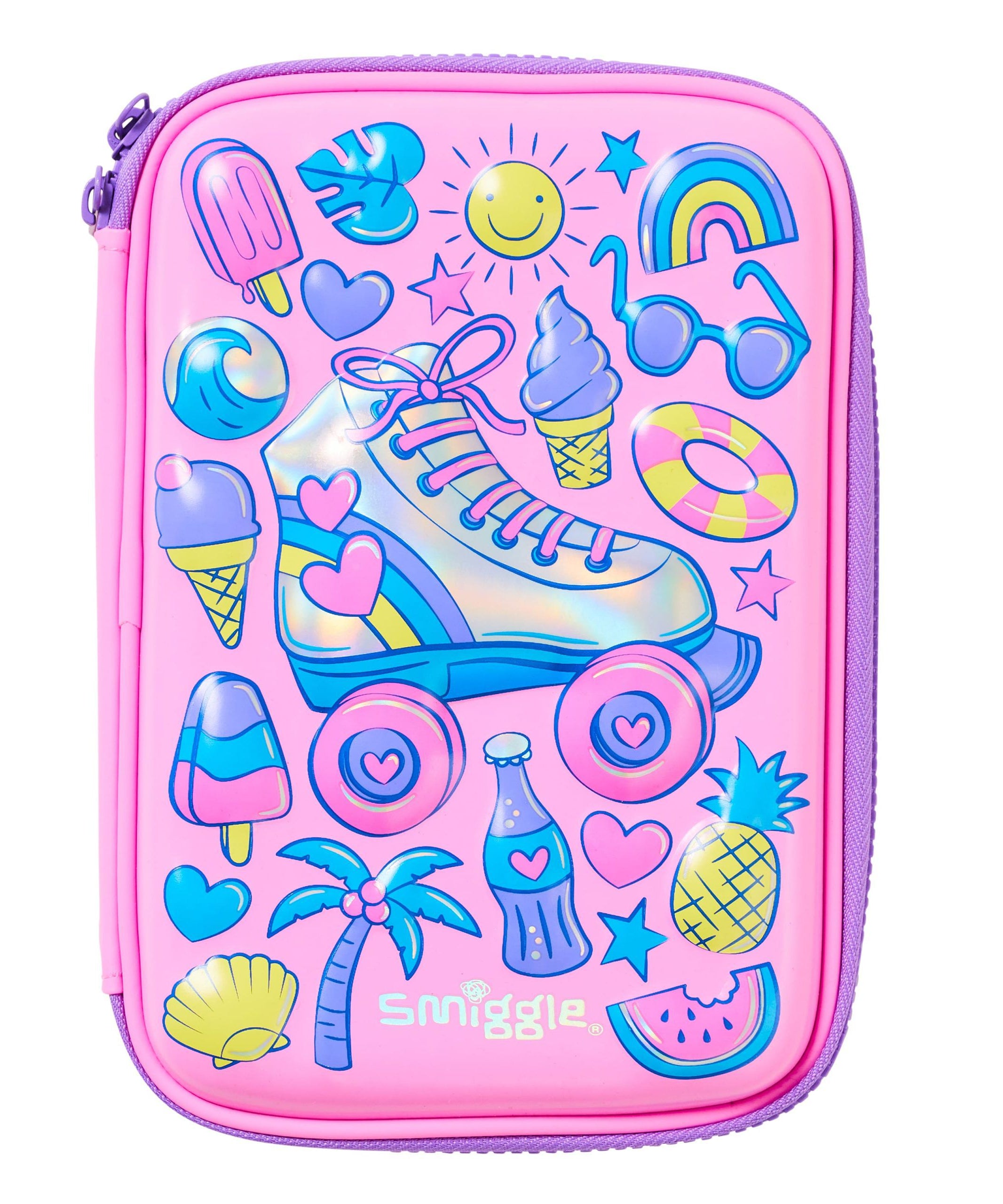 Smiggle - Oh Yeah Hardtop Kalem Kutusu-Dinossi