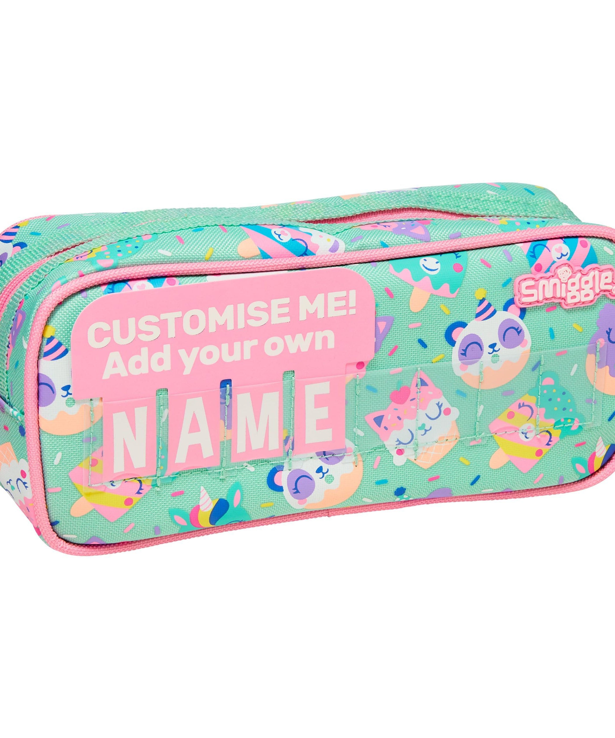 Smiggle - Cloud Nine Junior İsimlikli Cruiser Kalem Kutusu-Dinossi