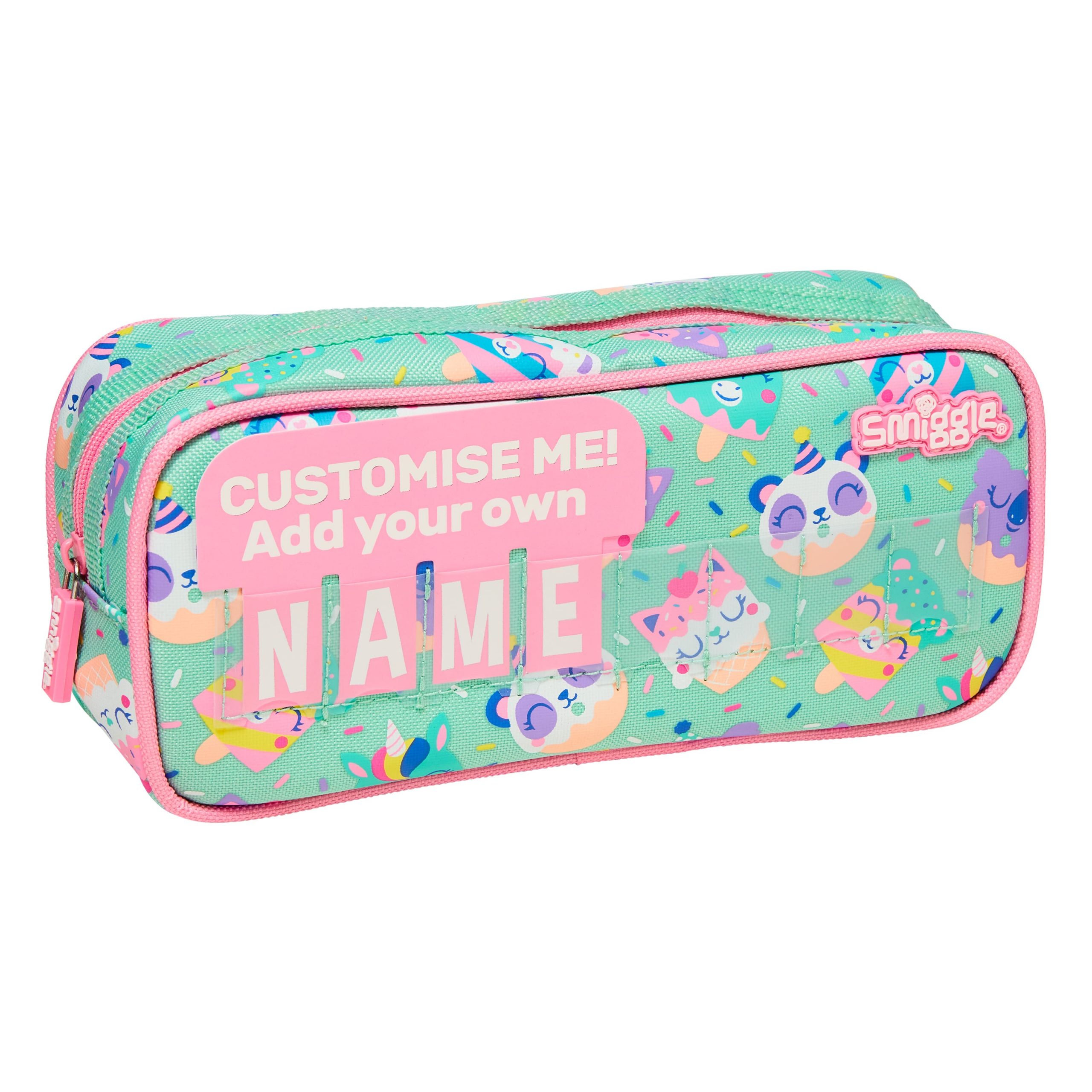 Smiggle - Cloud Nine Junior Na May Pangalan na Cruiser Pencil Case