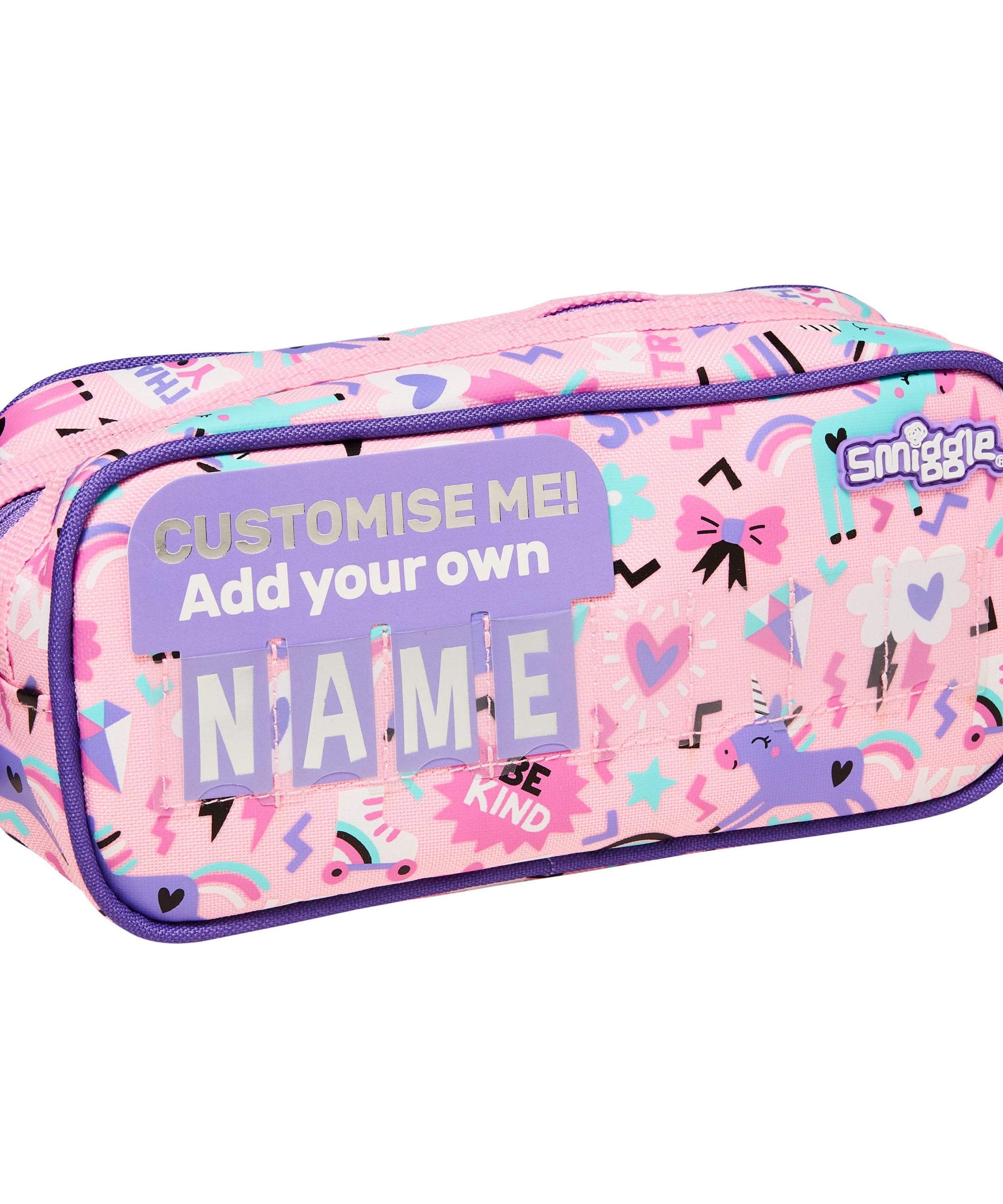 Smiggle - Cloud Nine Junior İsimlikli Cruiser Kalem Kutusu