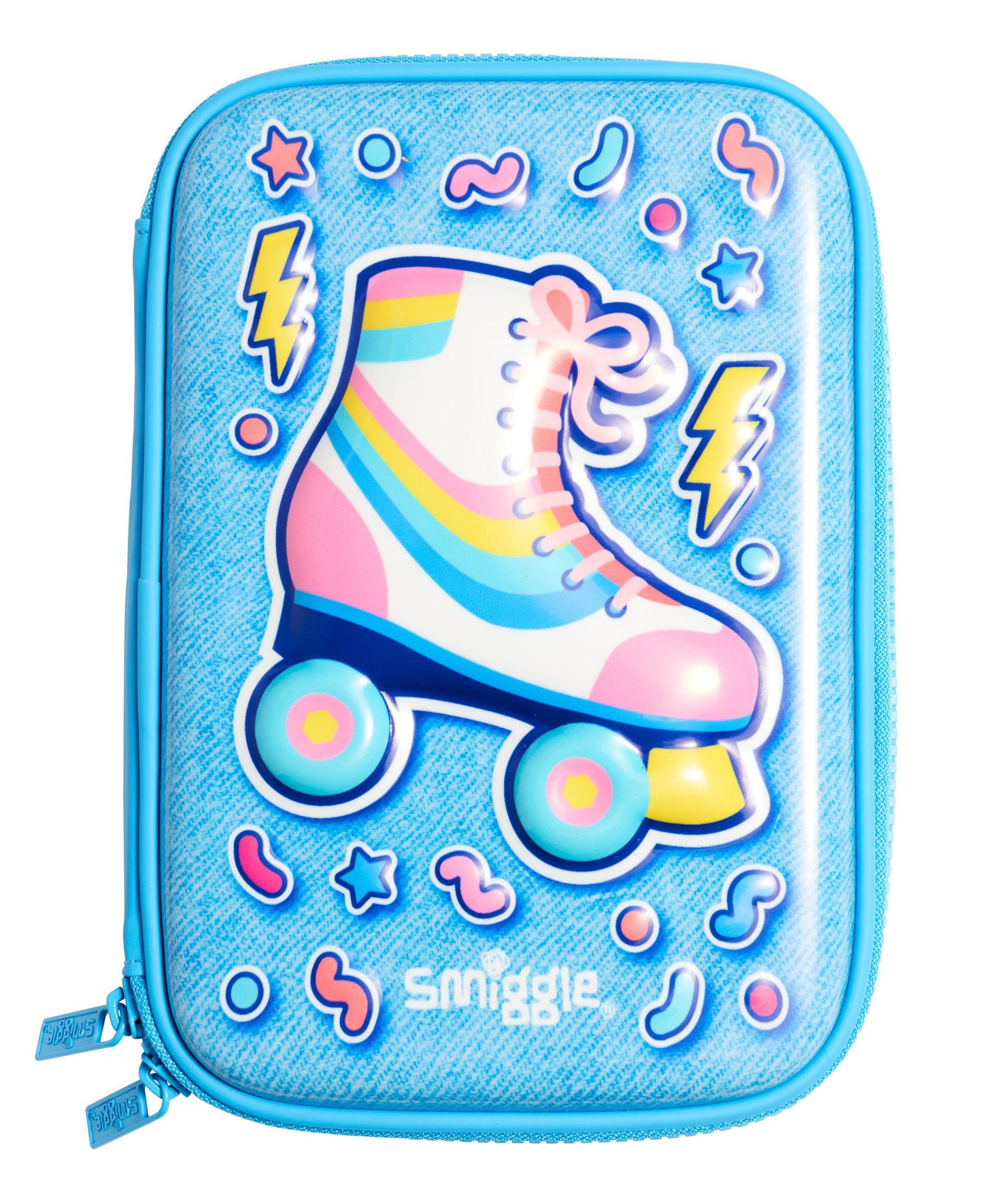 Smiggle - Bright Side Hardtop Kalem Kutusu-Dinossi