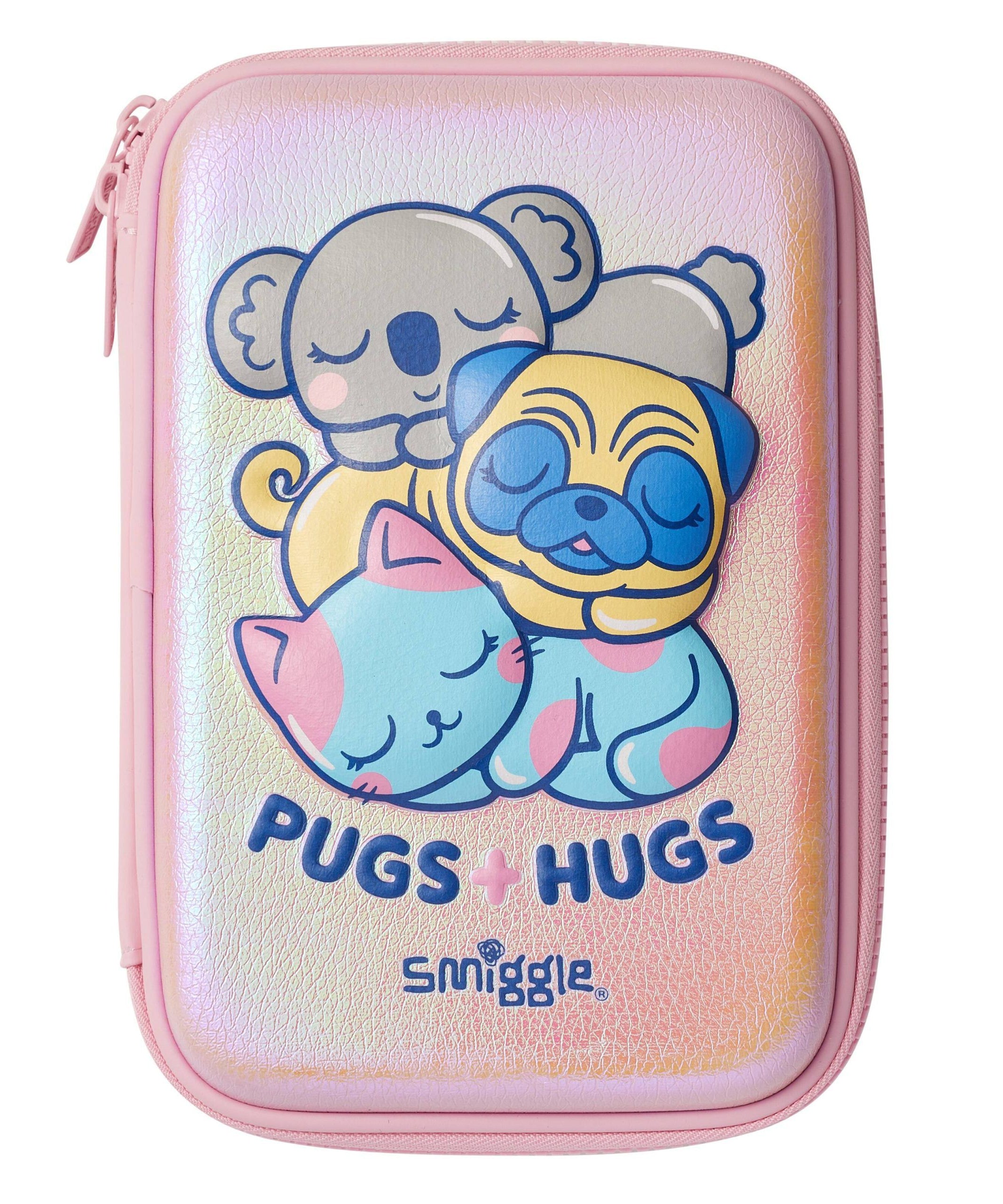 Smiggle - Better Together Kabartmalı Kalem Kutusu-Dinossi