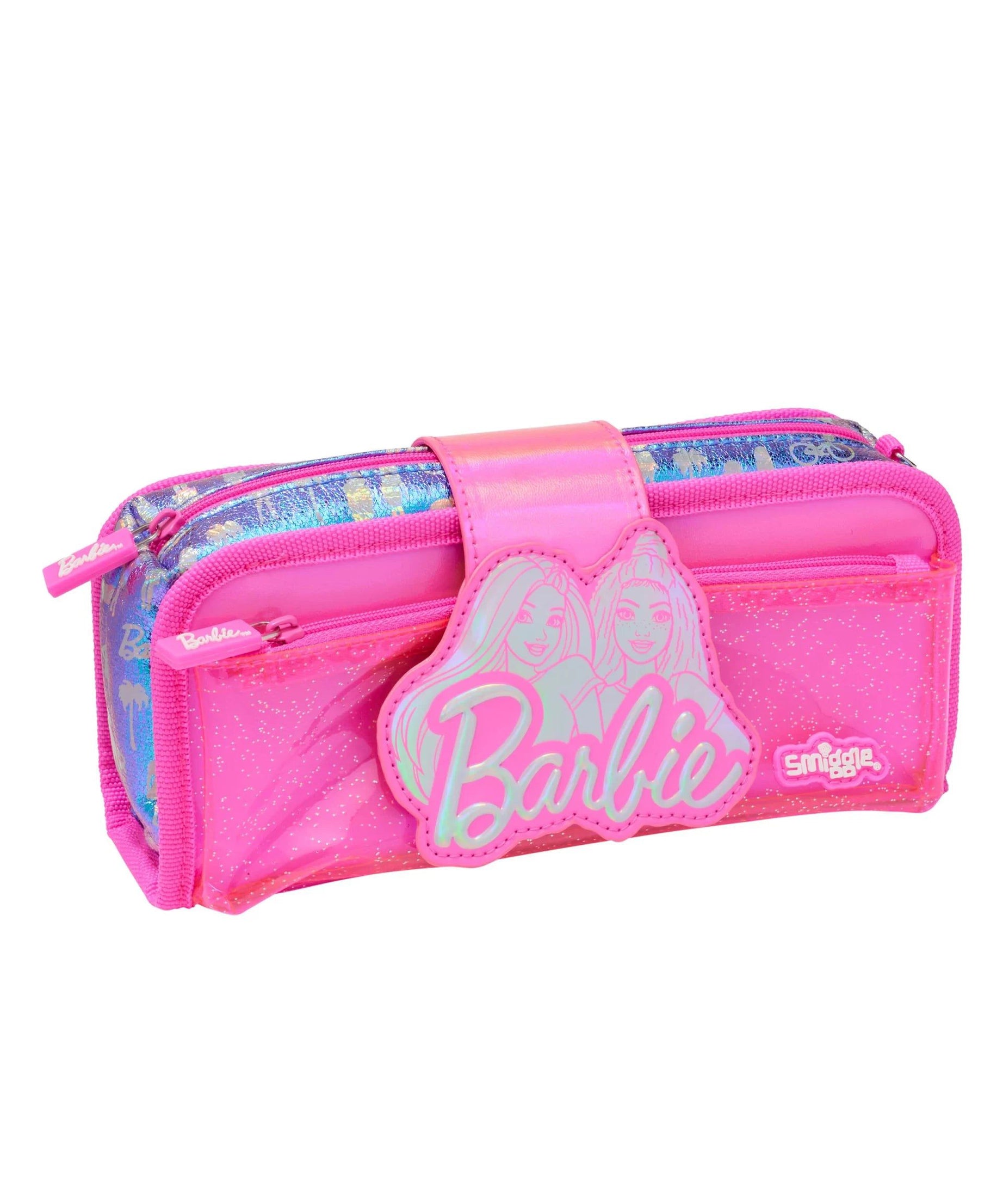 Smiggle - Barbie Çift Katlı Kalem Kutusu-Dinossi