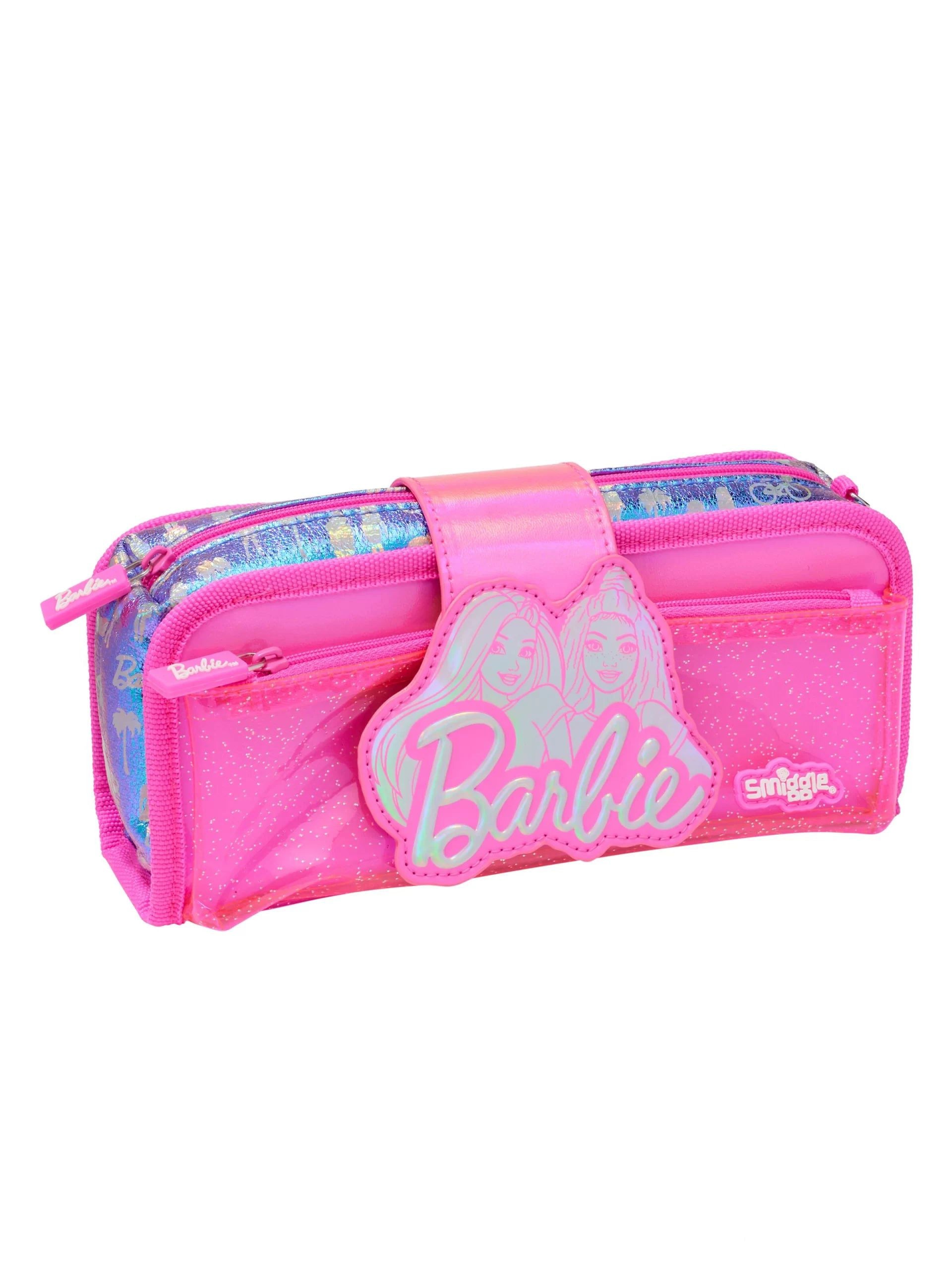 Smiggle - Barbie Çift Katlı Kalem Kutusu-Dinossi