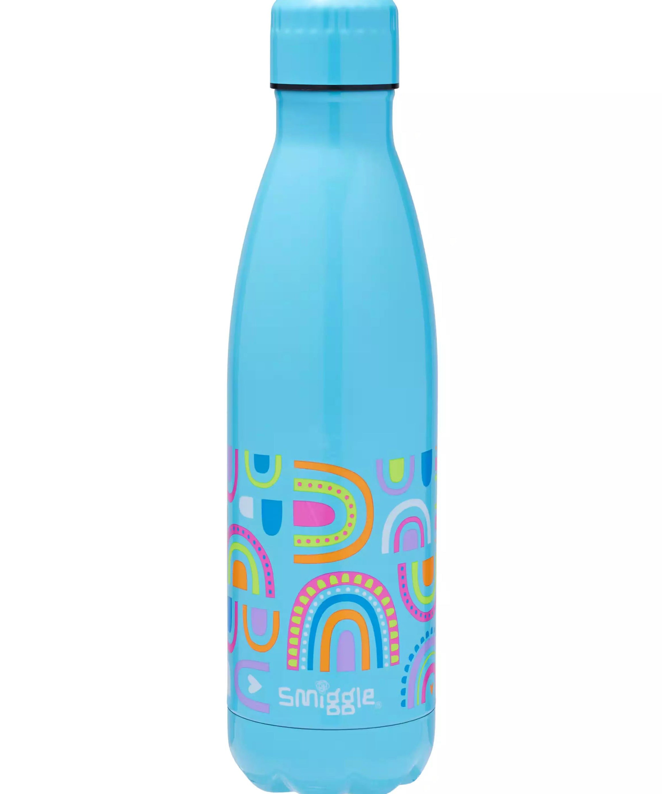 Smiggle - Fly High Kapaklı Çelik 500ML Matara-Dinossi