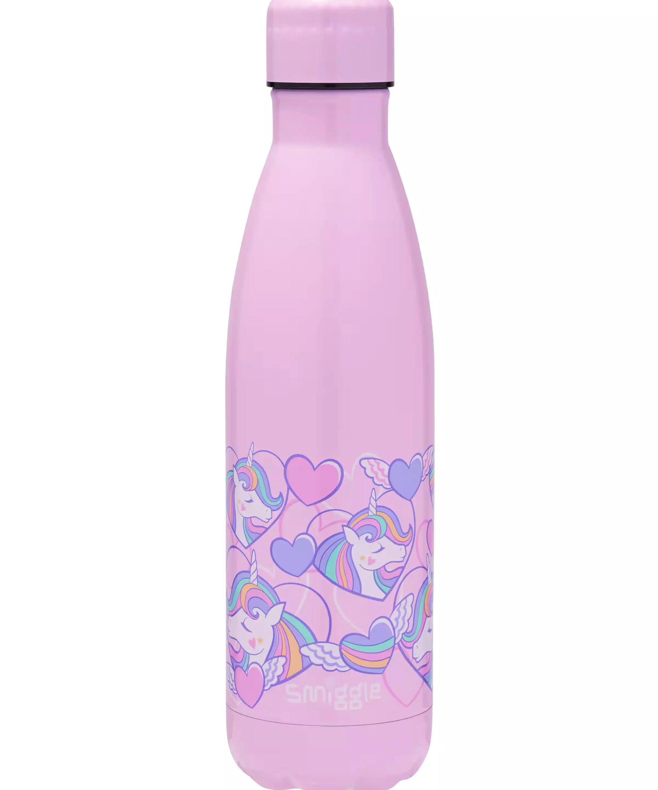 Smiggle - Fly High Kapaklı Çelik 500ML Matara-Dinossi