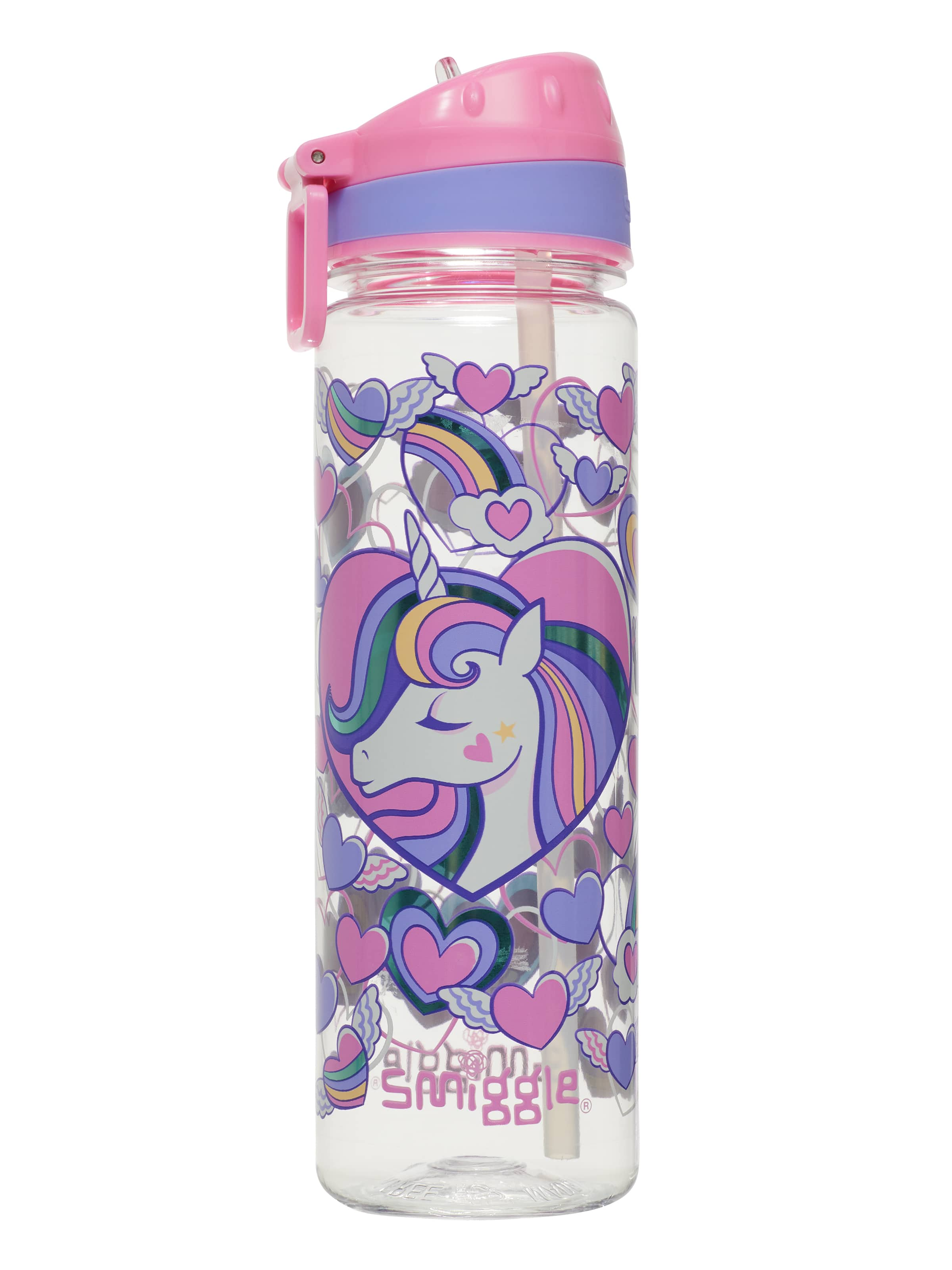 Smiggle - Fly High BPAsız 650ML Pipetli Suluk