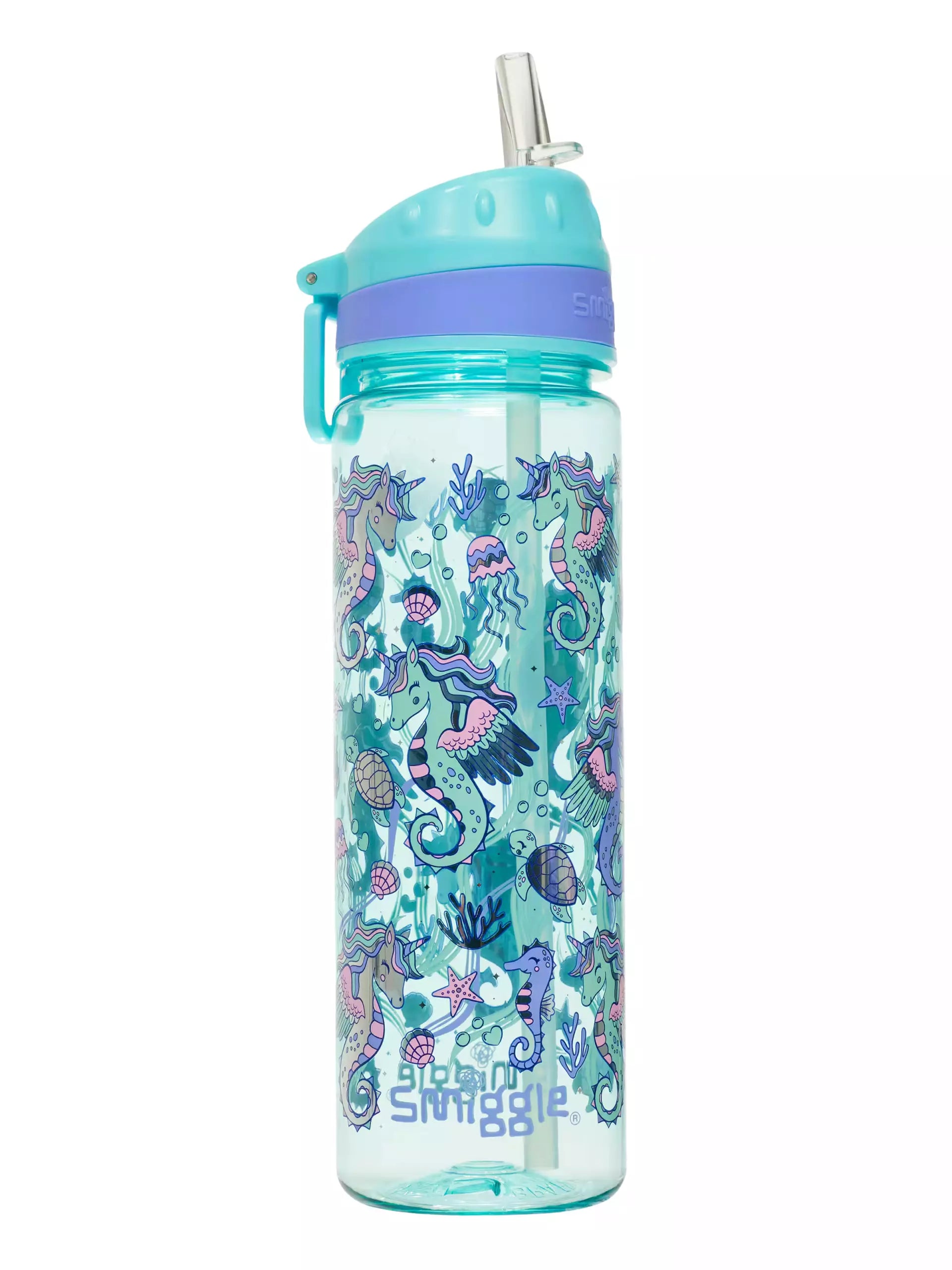 Smiggle - Epic BPA-free 650 ML avec paille