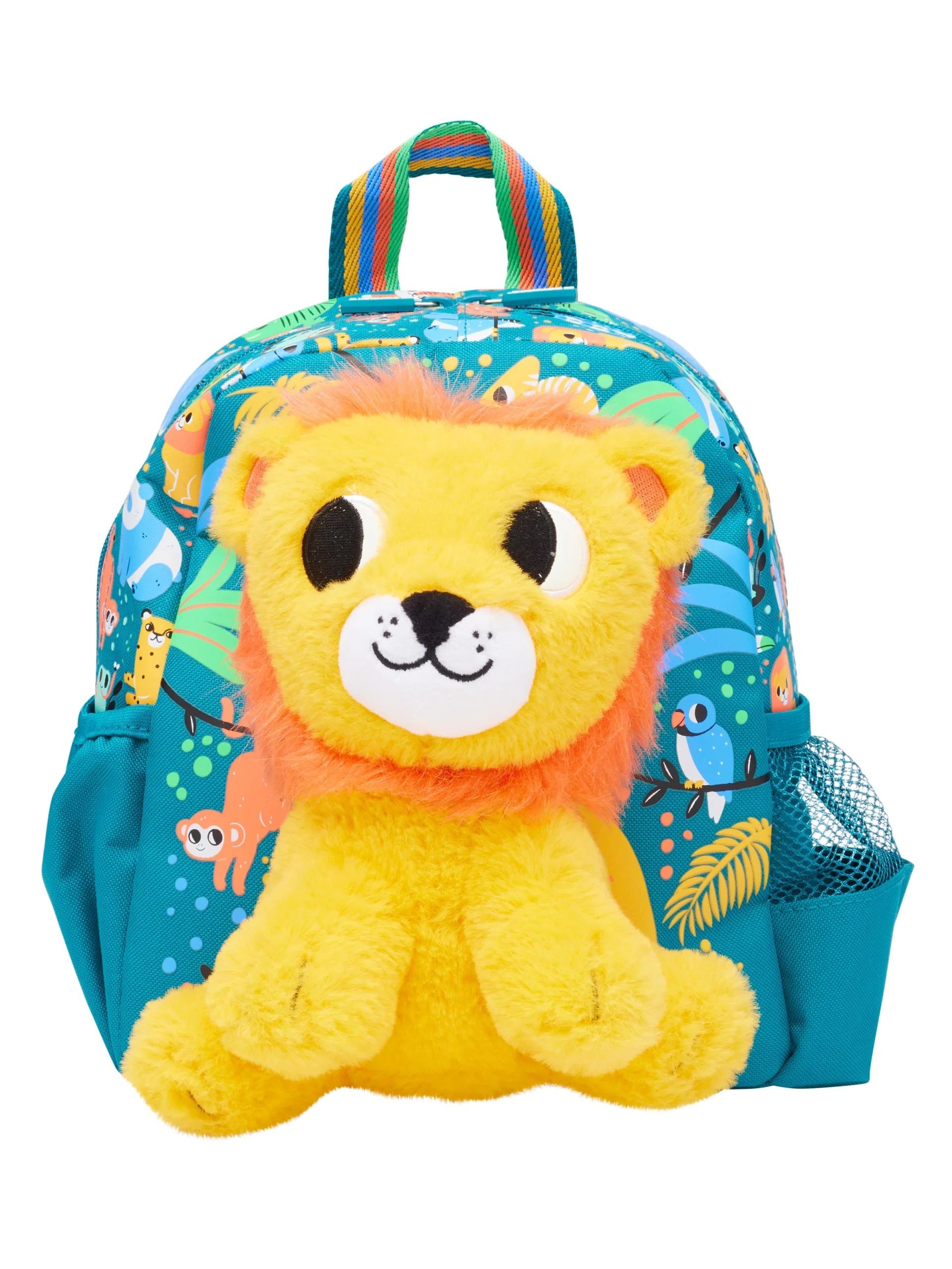 Smiggle - Big Dreams Anaokulu Çıkarılabilir Peluşlu Sırt Çantası-Dinossi