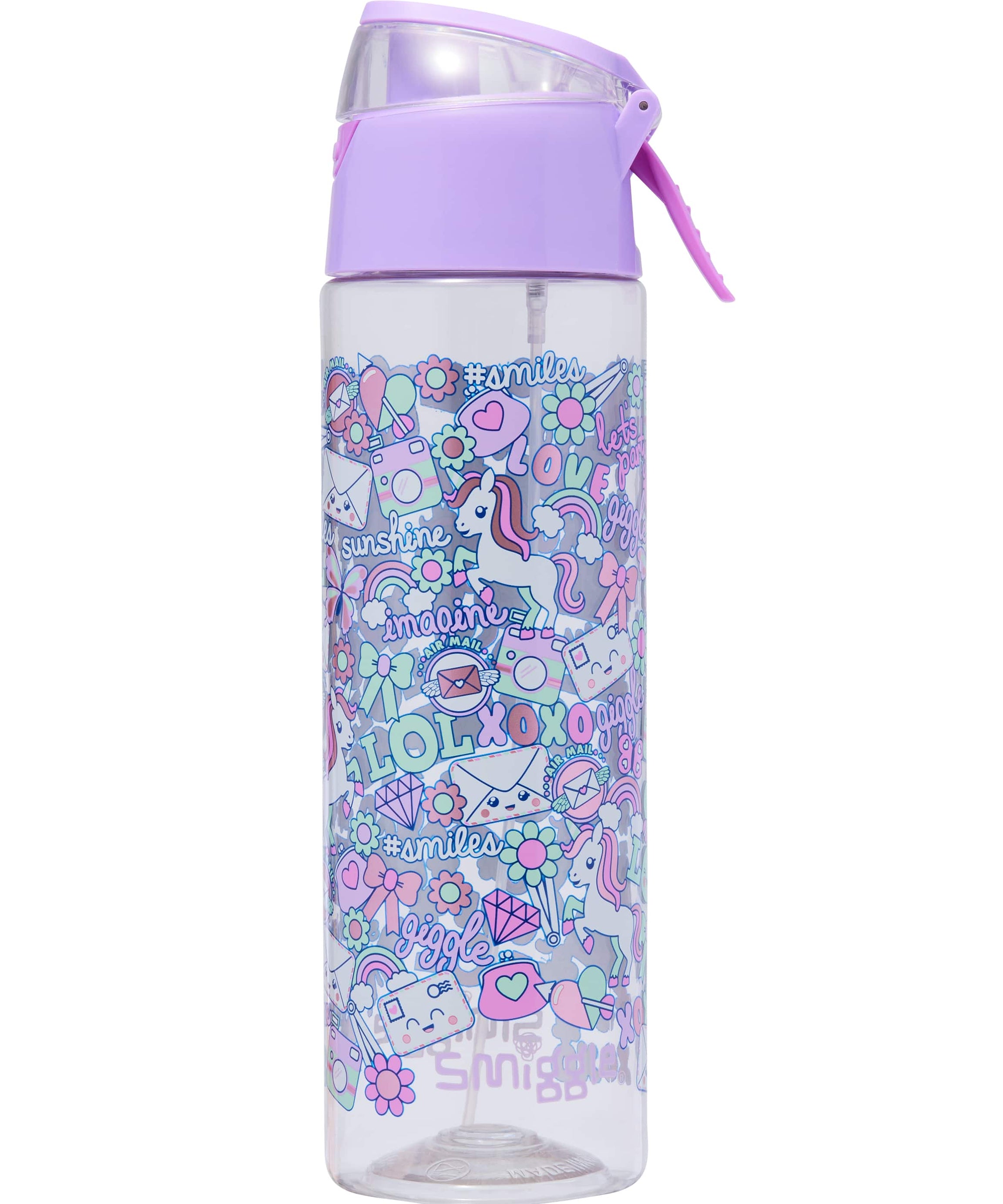 Smiggle - Amaze Su Püskürtmeli 750ML Otomatik Suluk