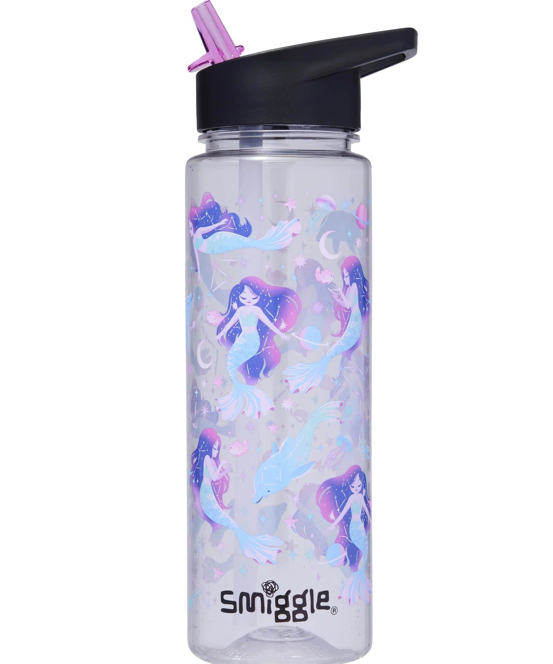 Smiggle - Limitless BPAsız 650ML Pipetli Suluk-Dinossi