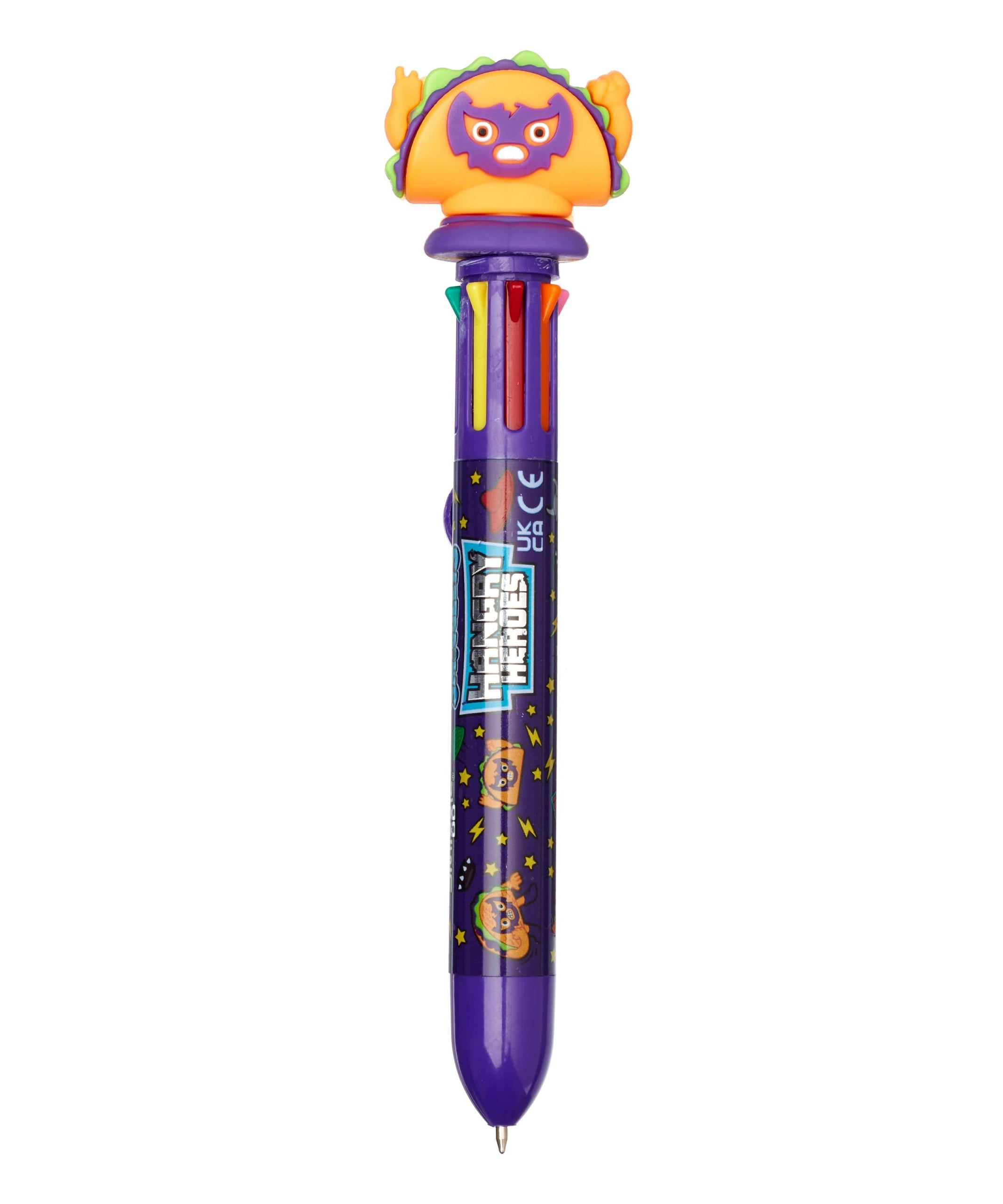 Smiggle - Hangry Heroes Rainbow Pen