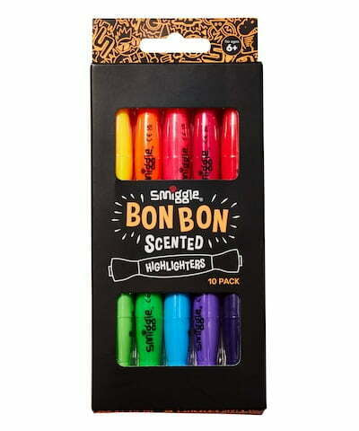 Smiggle - Bon Bon Şeker Kokulu Fosforlu Kalem Paketi X10