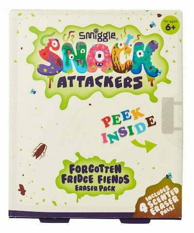 Smiggle - Snack Attackers 4lü Silgi Paketi