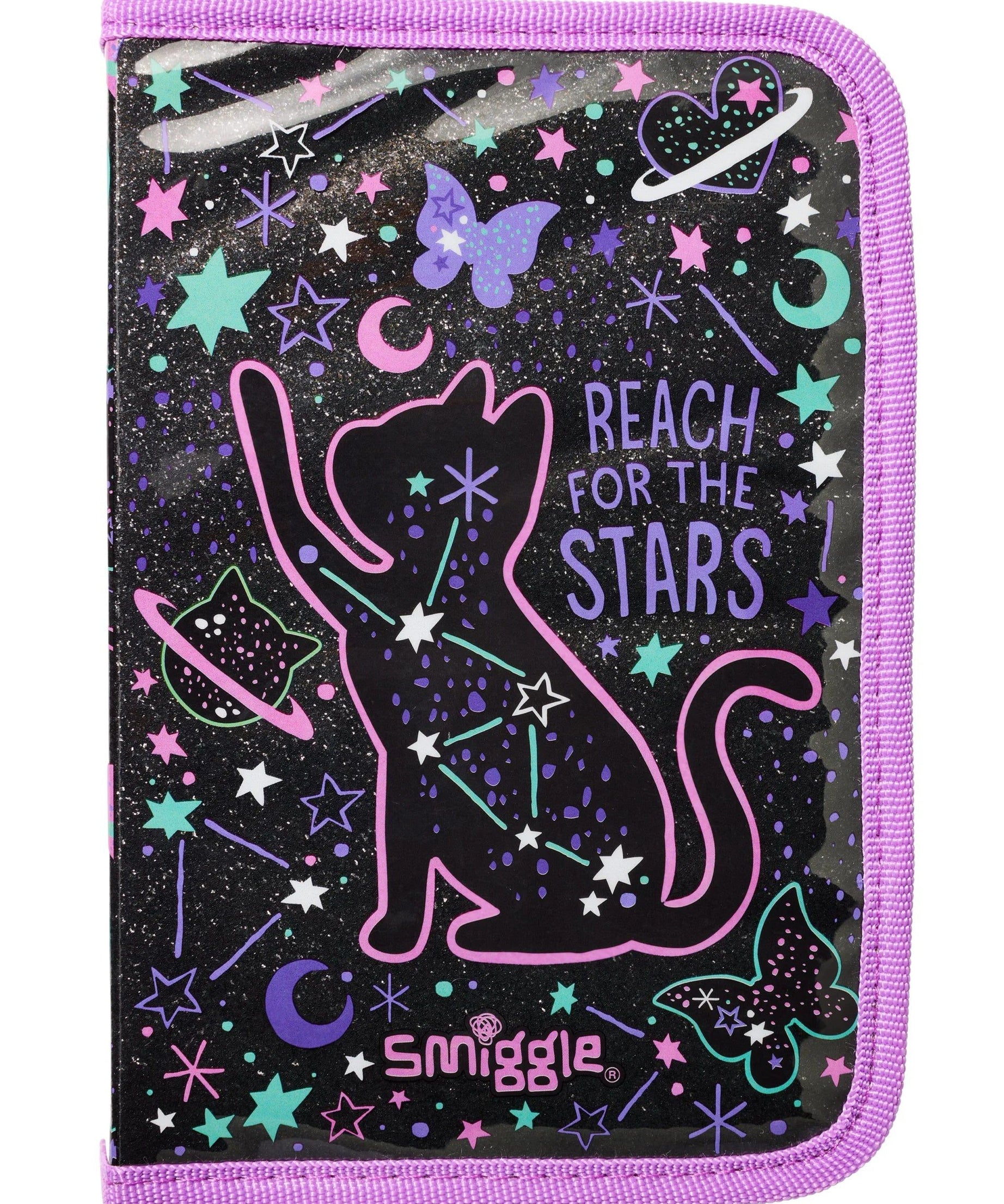 Smiggle - Wild Side Unicorn Kalem Kutusu ve Kırtasiye Seti-Dinossi