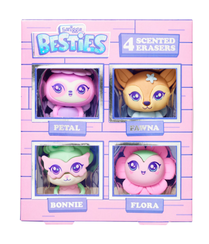 Smiggle - Paquete de Gomas Aromáticas Besties