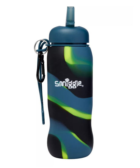 Smiggle - Vivid Katlanabilir Pipetli 630ML Suluk-Dinossi