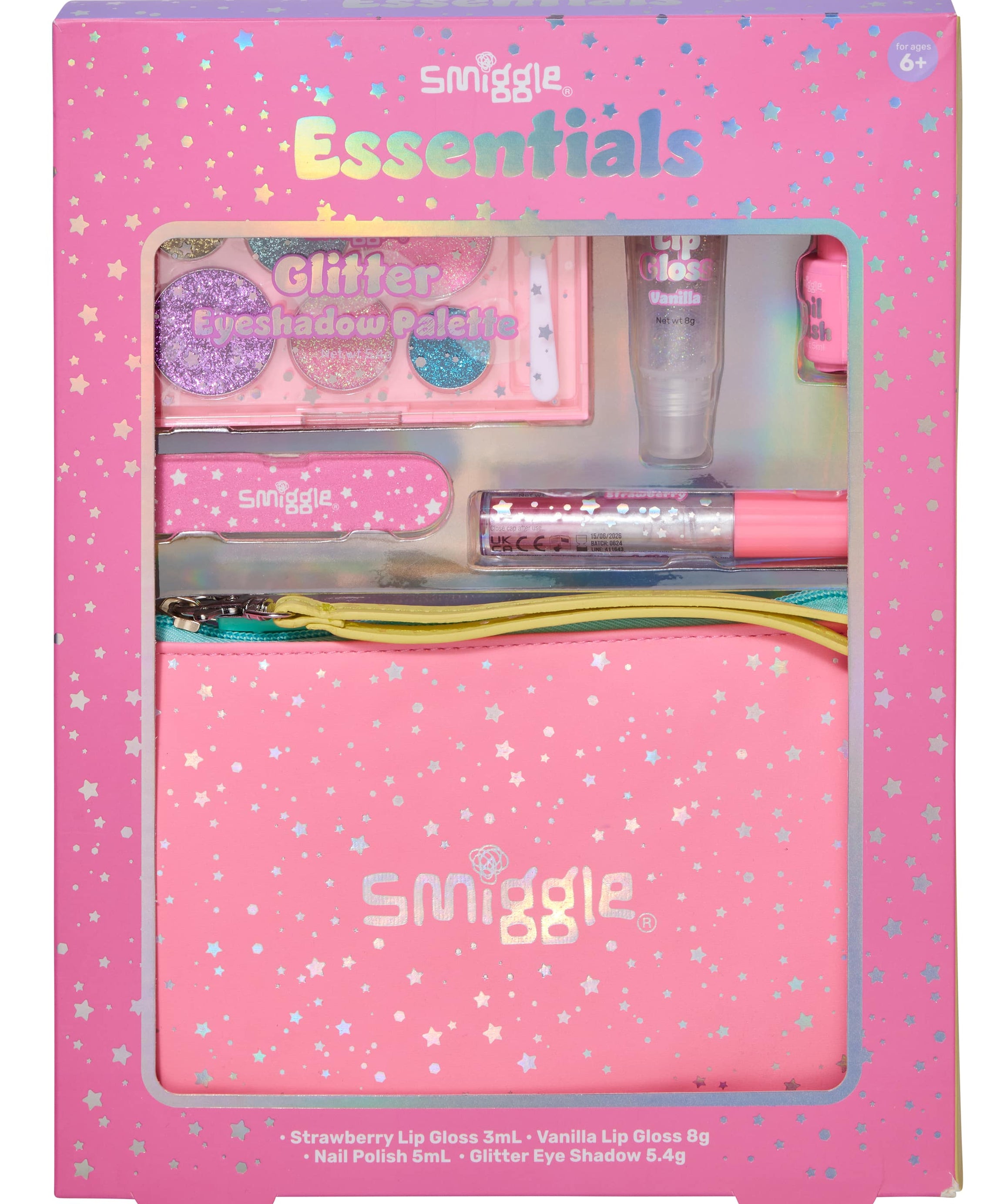 Smiggle - مجموعة مستحضرات التجميل للأطفال اللامعة