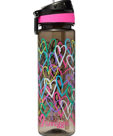 Smiggle - I Heart BPA-Free 650 Straw Drinker