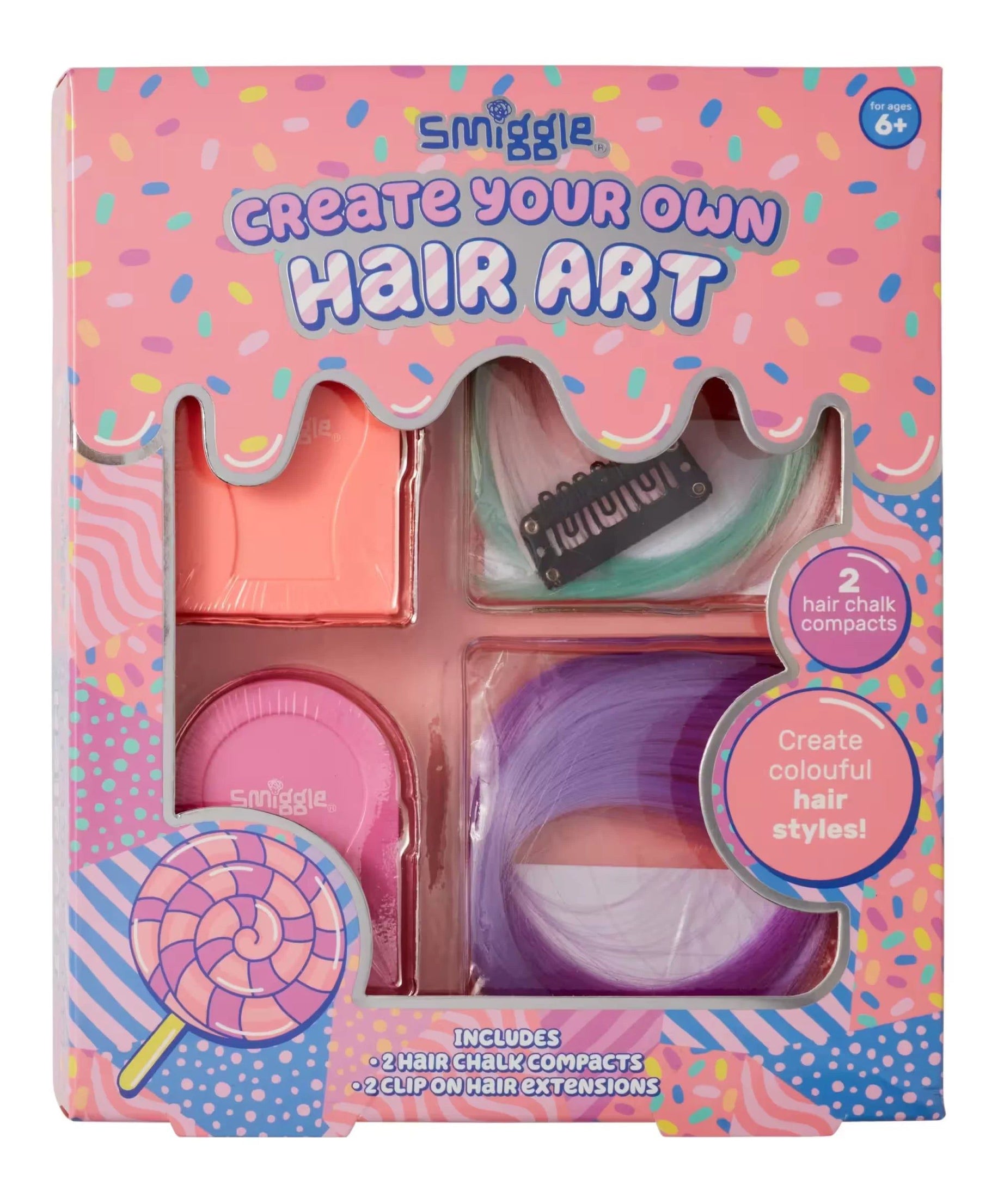 Smiggle - Kit de Arte para el Cabello Hazlo Tú Mismo