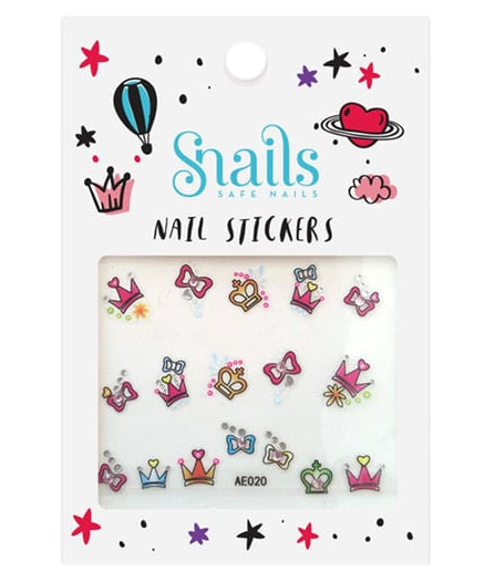 Slakken - Nagelstickerset - Perfecte Prinses