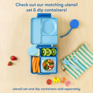 OmieBox Thermoisolierte blaue Bento-Lunchbox