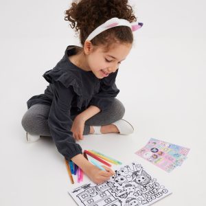 Smiggle - Gabbys Dollhouse Bulmaca ve Sanat Kırtasiye Seti