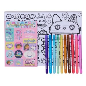 Smiggle - Gabbys Dollhouse Bulmaca ve Sanat Kırtasiye Seti