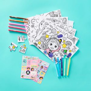 Smiggle - Gabbys Dollhouse Bulmaca ve Sanat Kırtasiye Seti